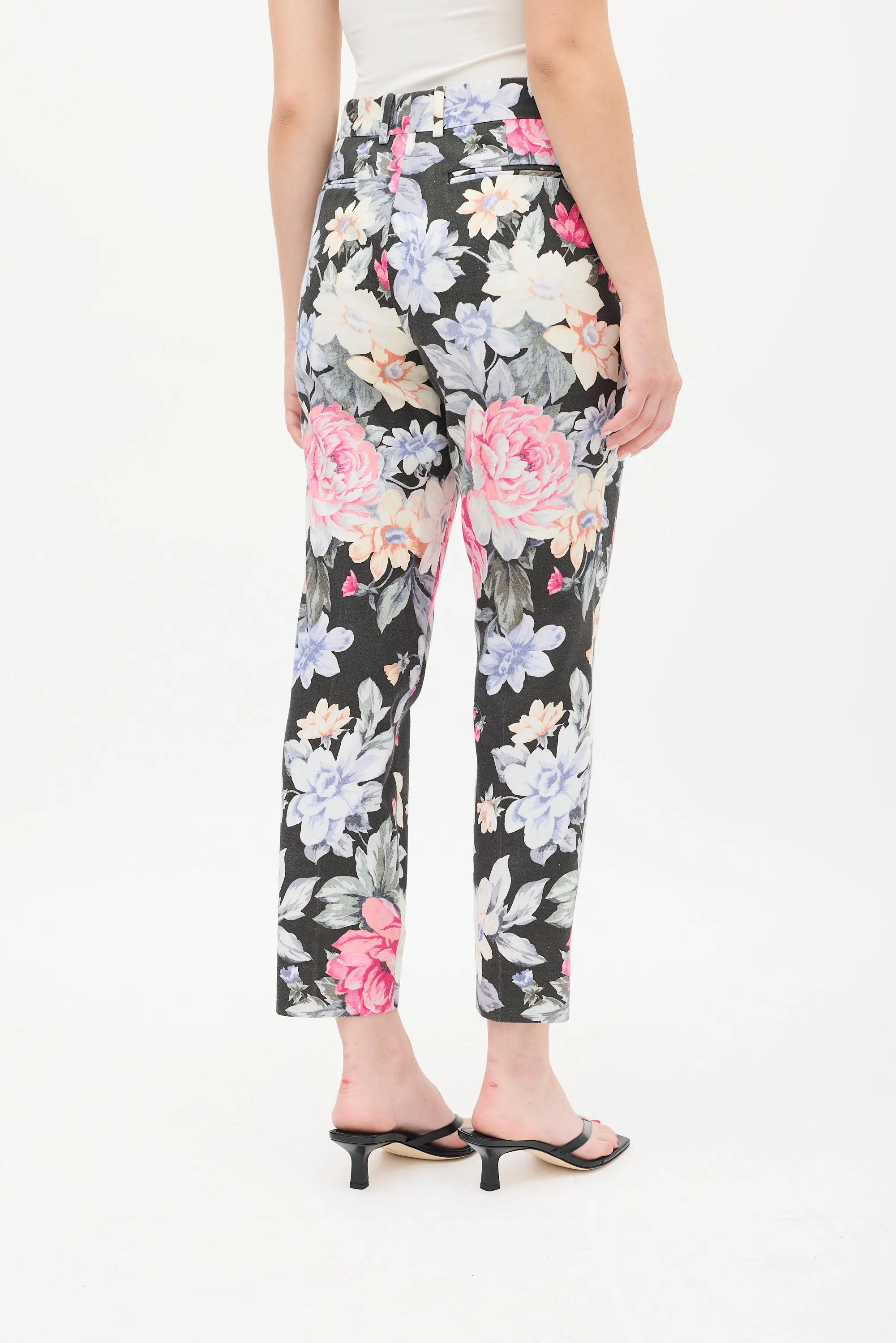 2012 Floral Cropped Trouser