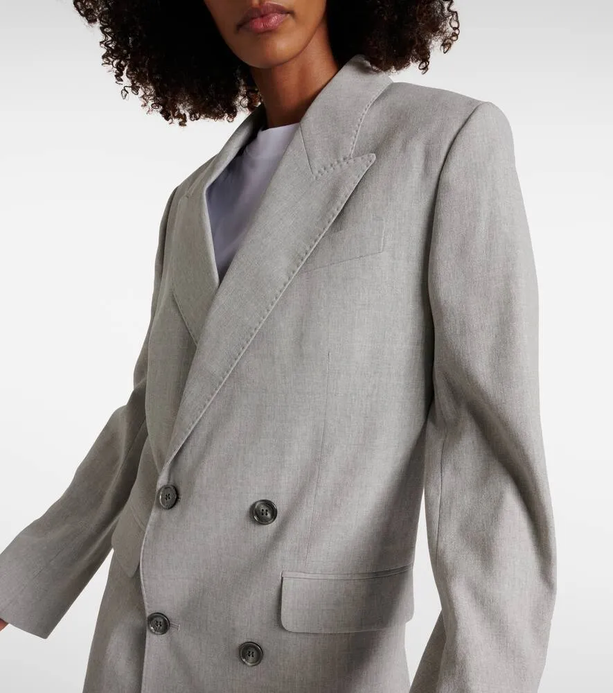 Ami Paris Double-breasted wool blazer