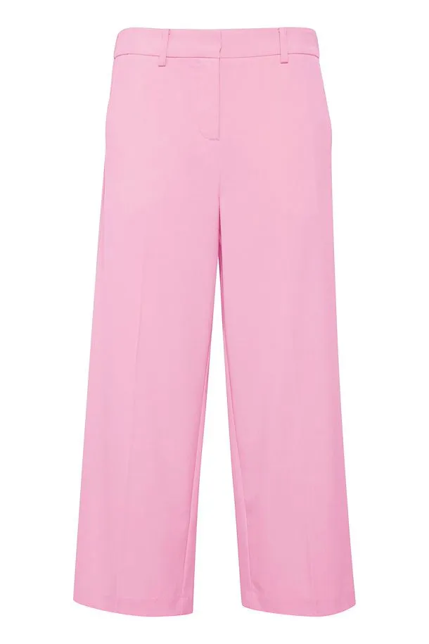 Byoung Bydanta Cropped Trousers Pink