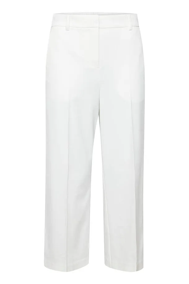 Byoung Bydanta Cropped Trousers White