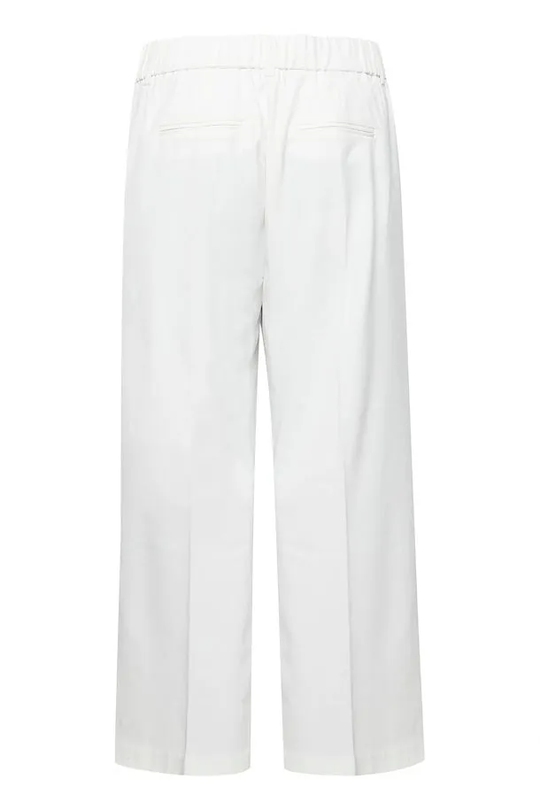Byoung Bydanta Cropped Trousers White