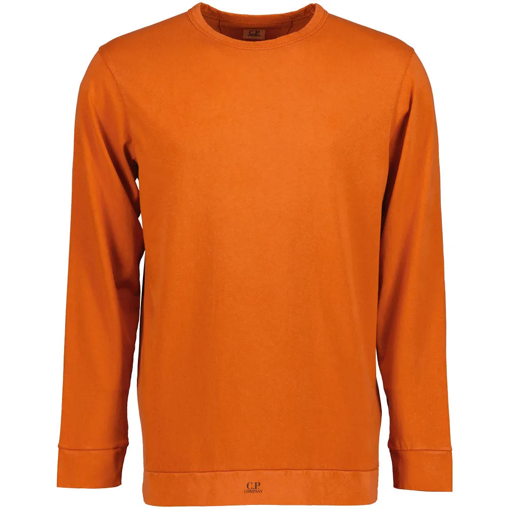 C.P. Long Sleeve Hem Logo T-Shirt