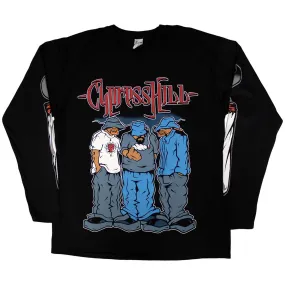 Cypress Hill "Blunted" Black Long Sleeve T shirt