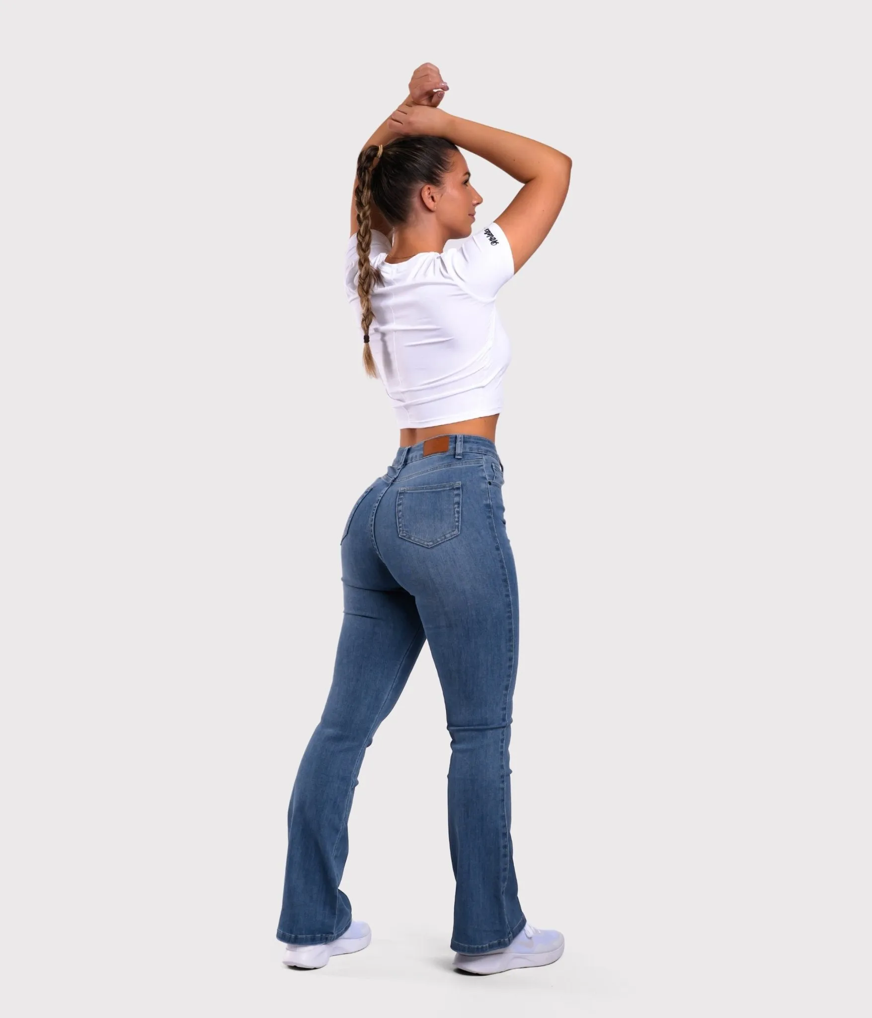 Dark Blue Flared Jeans