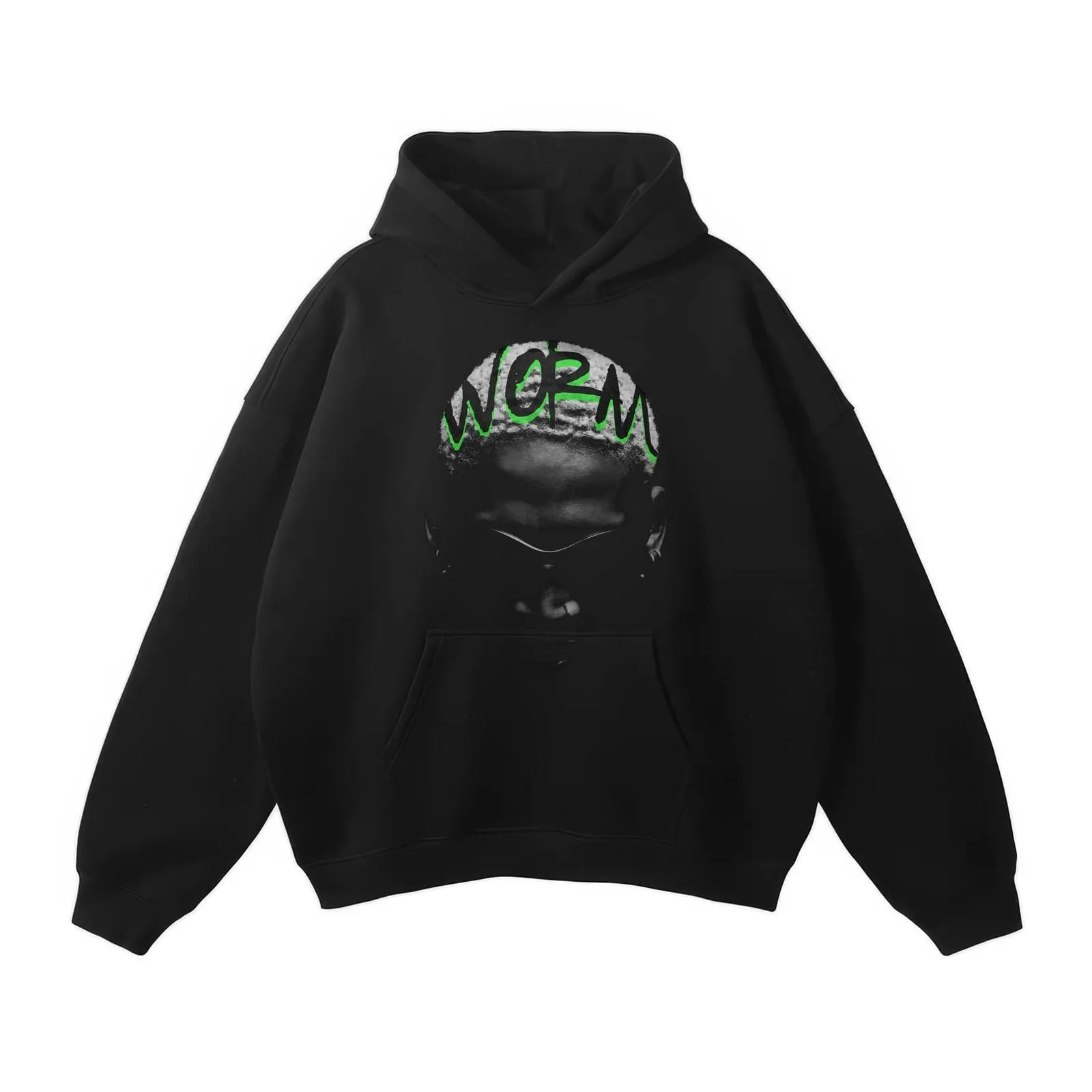 Dennis Rodman Worm Oversized Fleece Hoodie