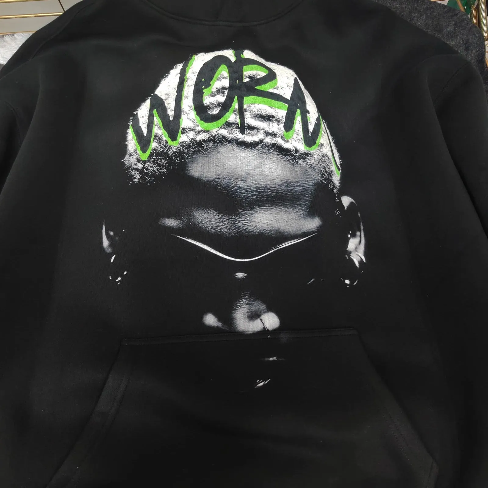 Dennis Rodman Worm Oversized Fleece Hoodie
