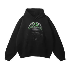 Dennis Rodman Worm Oversized Fleece Hoodie