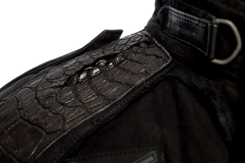Dust   Beau X N.I.C.E Collective Collaboration All Black Everything Denim Jacket