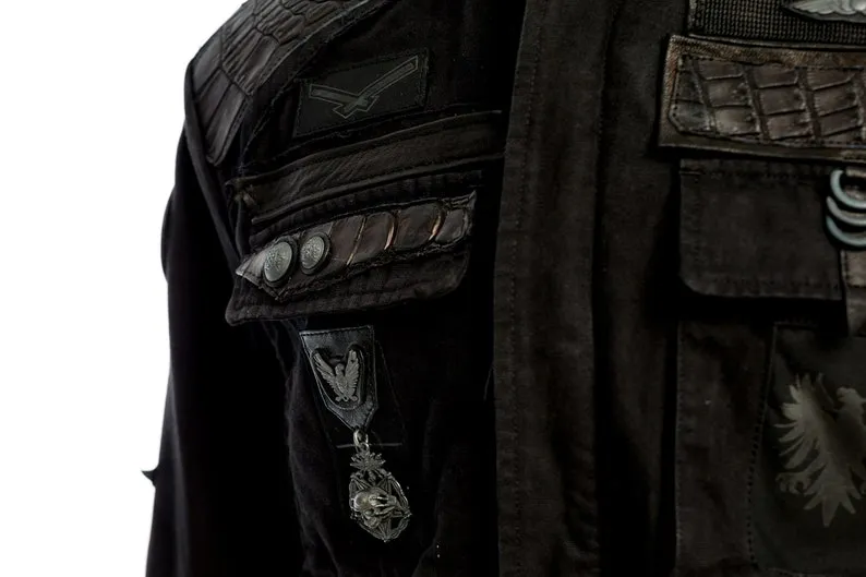 Dust   Beau X N.I.C.E Collective Collaboration All Black Everything Denim Jacket