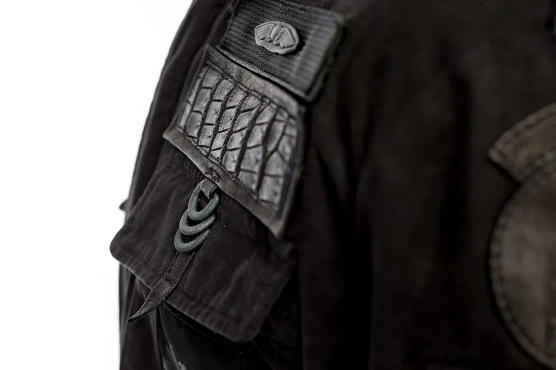 Dust   Beau X N.I.C.E Collective Collaboration All Black Everything Denim Jacket