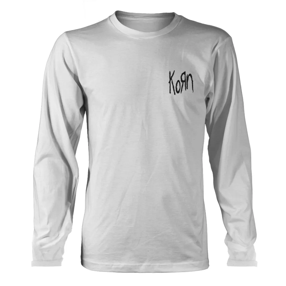 Korn "Requiem" White Long Sleeve T shirt