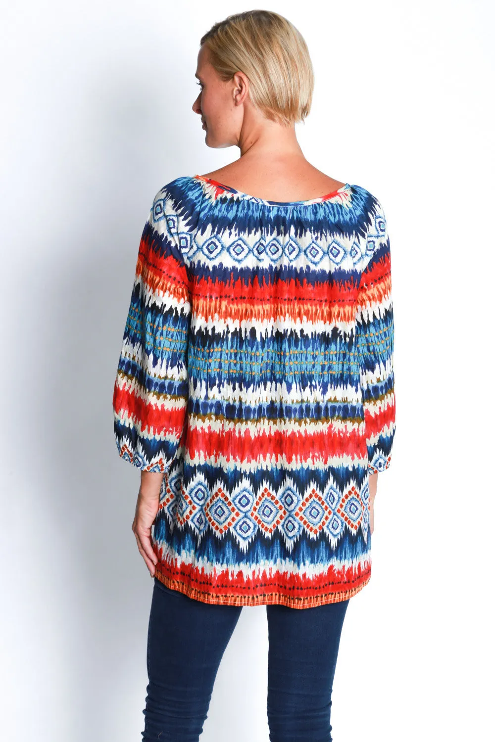 Marquette Top in Denim
