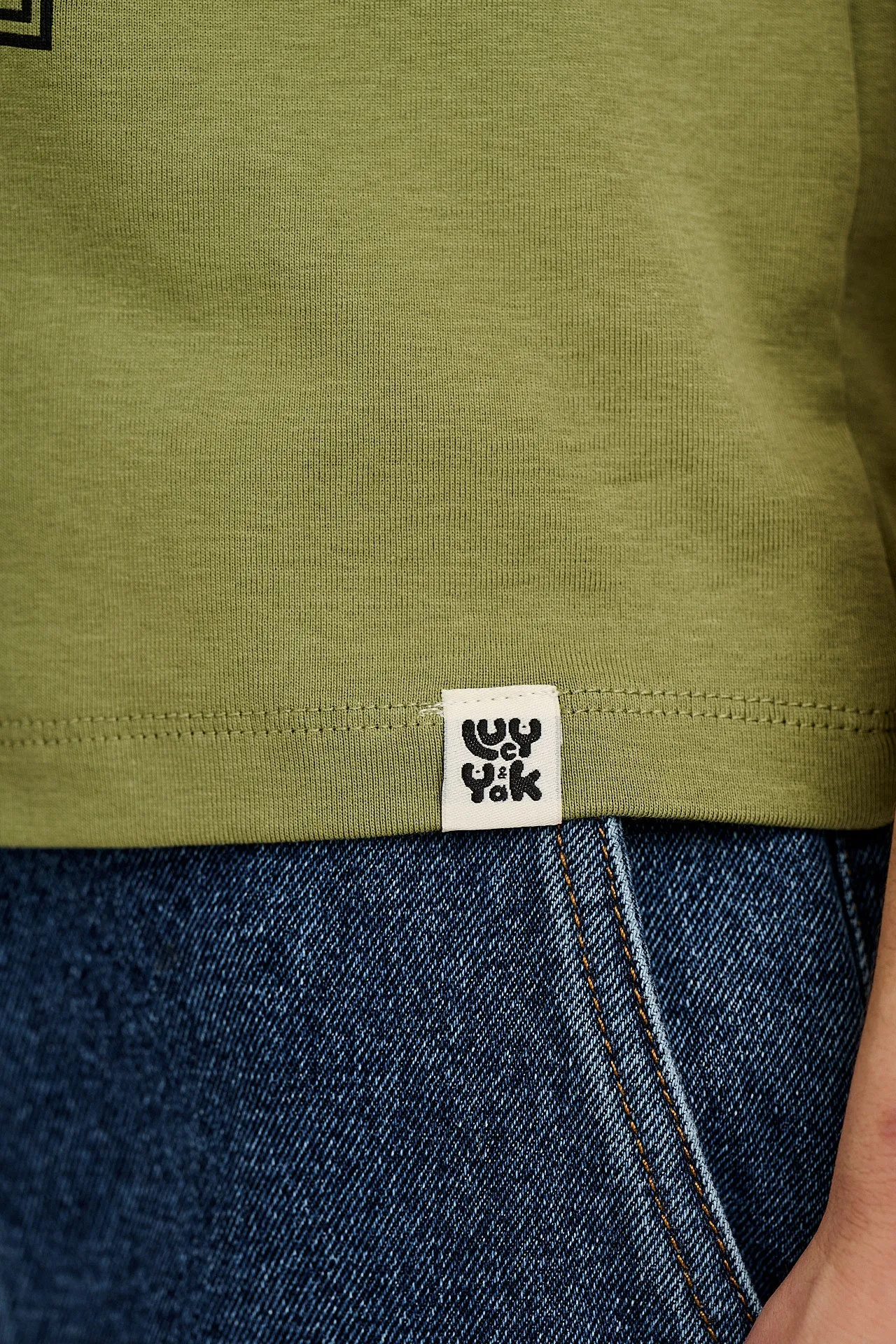 Maya - Cotton Tee in Enjoy The Now Print