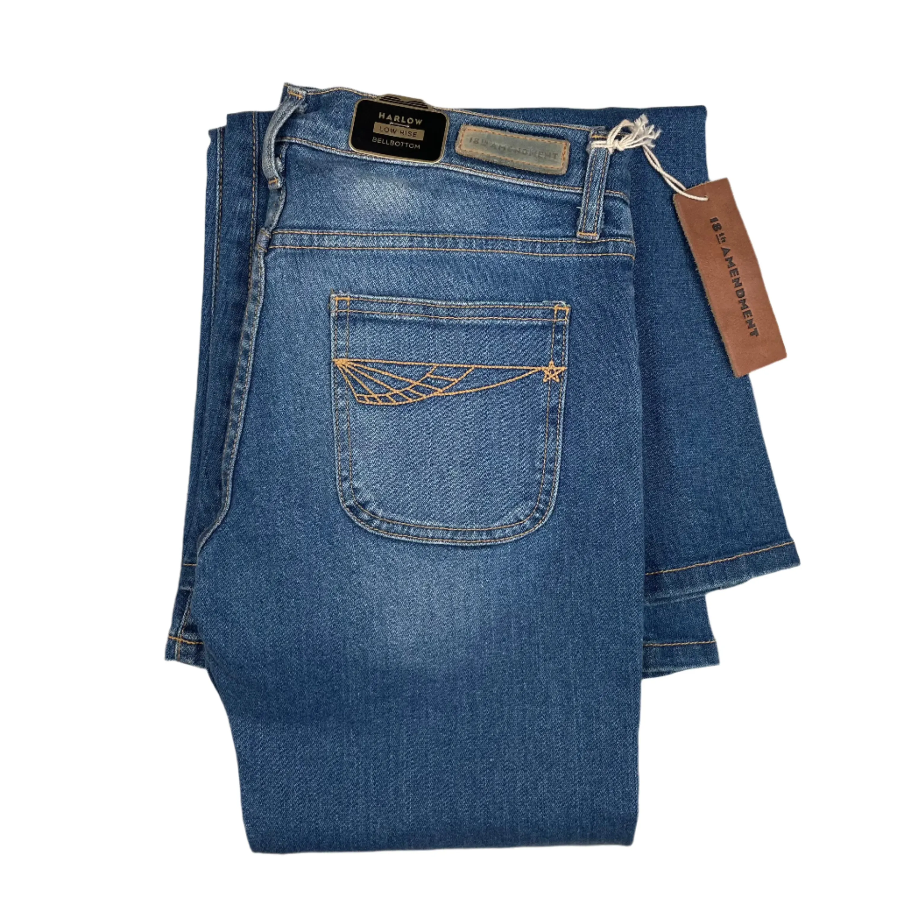 NWT- 18th Amendment 'Harlow' 70's Style Low Rise Bell Bottom Jeans- Size 29