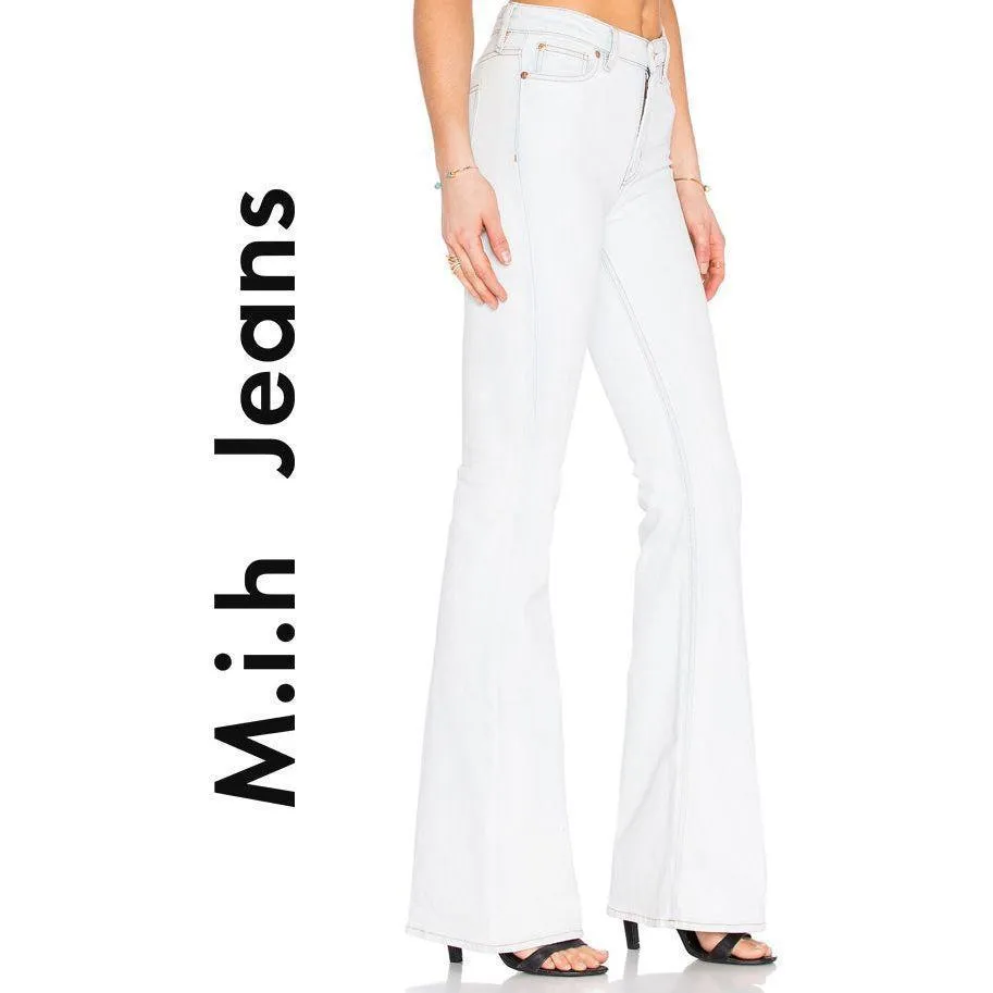 NWT - M.i.h. 'Stevie' Sun Wash Flared Jeans- Size 27