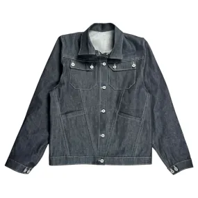 panels denim trucker jacket