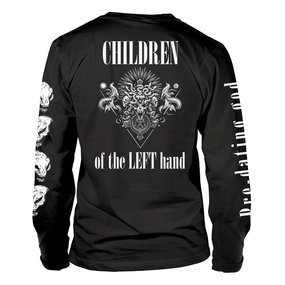 Satan's Host "Pre-Dating God 3" Black Long Sleeve T shirt