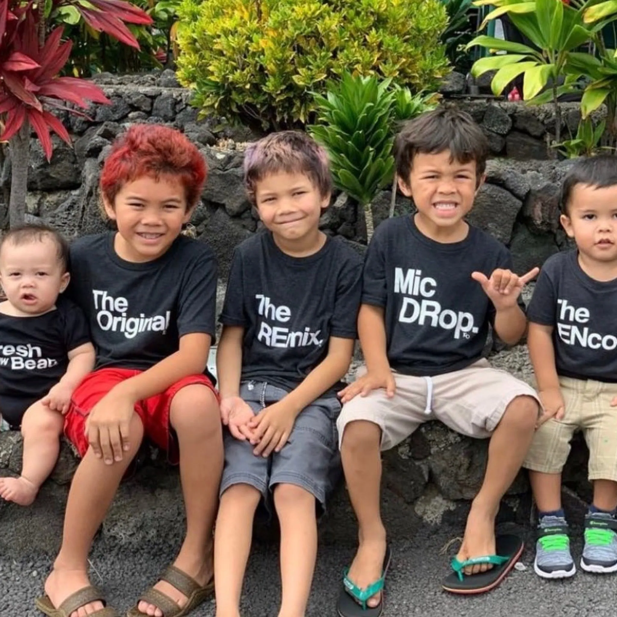 The Original The Remix The Encore® Family Matching Shirts - Black