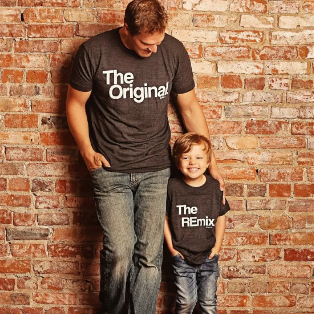 The Original The Remix The Encore® Family Matching Shirts - Black