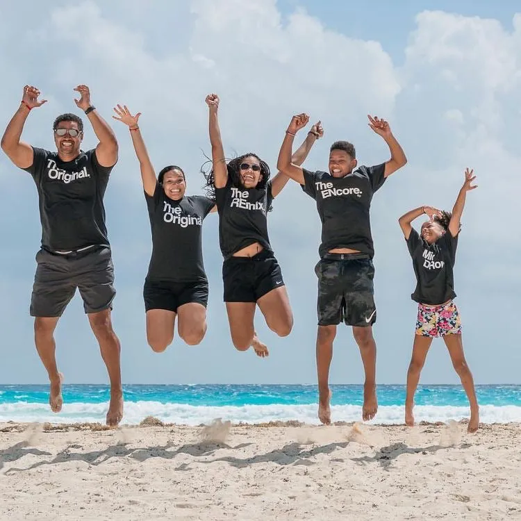 The Original The Remix The Encore® Family Matching Shirts - Black