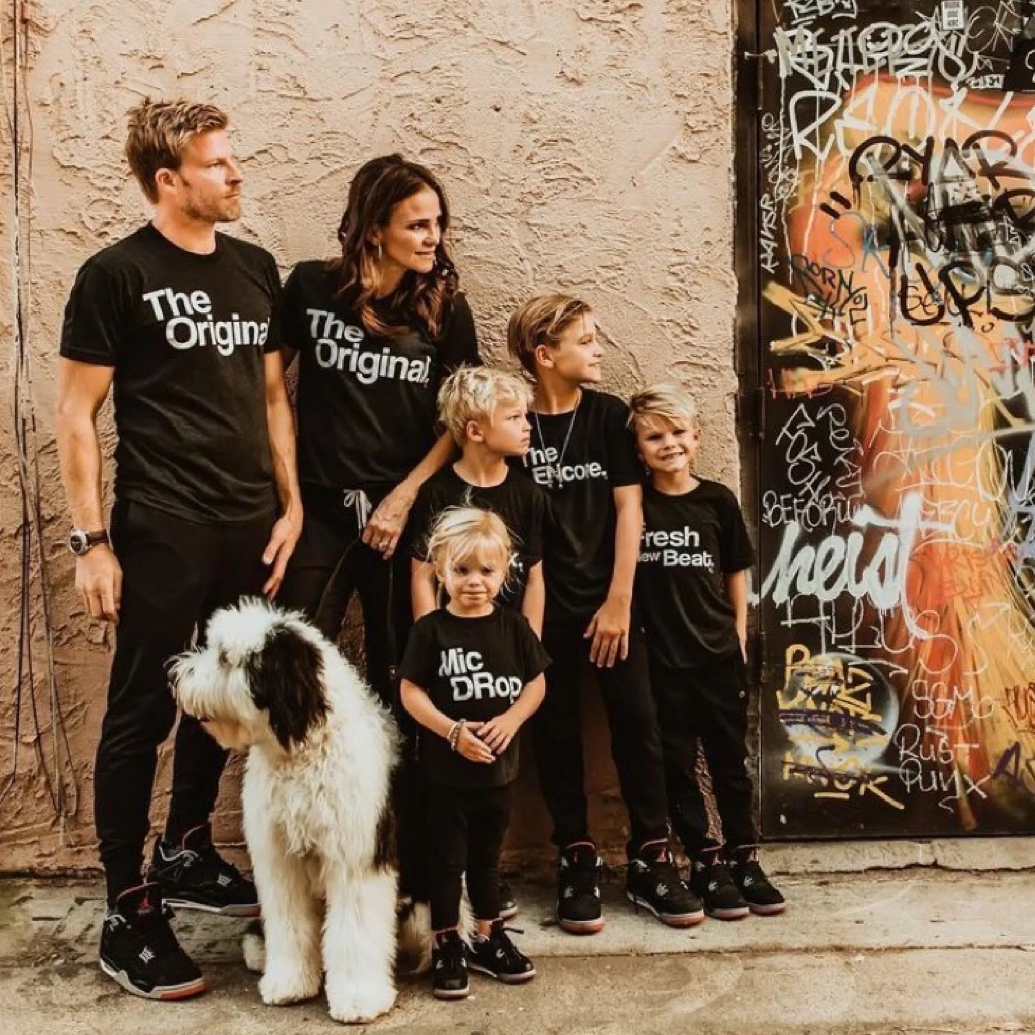 The Original The Remix The Encore® Family Matching Shirts - Black