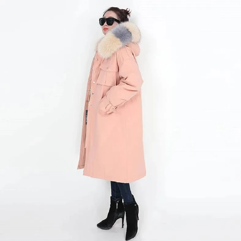Women's Winter Casual Warm Down Long Parka